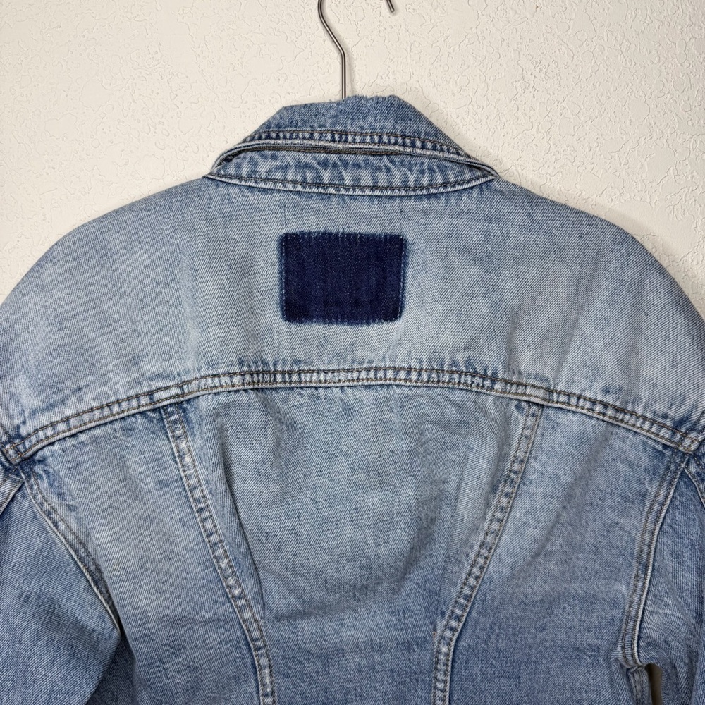KSUBI Justify Denim Trucker Jacket in Karma Flash - Picture 8 of 14